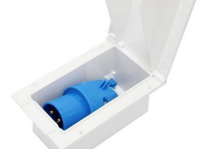 240V Power Inlet Box - Flush Mount
