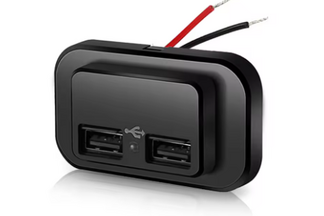 Flush mounted USB Charging Port - Rectangle - Dual USB type A