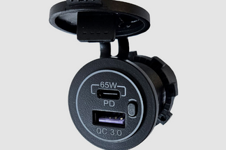 Socket Charger Dual USB 3A/Type C